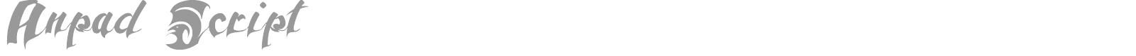 Ampad Script font preview